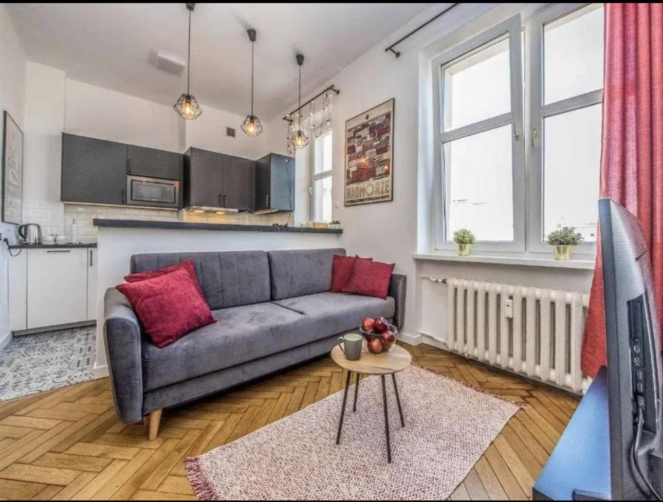 Ferienwohnung Skwer Kosciuszki Cenral Flat Gdynia Exterior foto